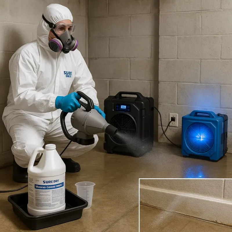 Sanitization and Odor Removal process in Idalou, TX